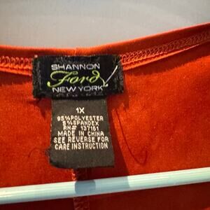 Shannon Ford rust tunic size 1x extra large